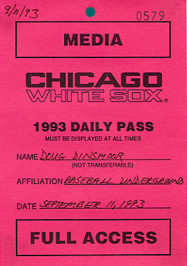 White Sox Media Pass