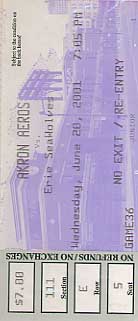 Akron Aeros ticket