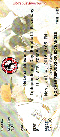 Billings Mustangs Ticket