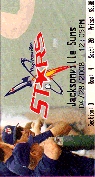 Huntsville Stars Ticket