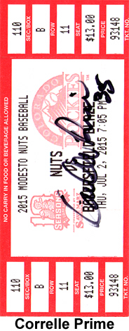 Modesto Nuts Ticket