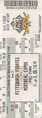 Pirates ticket