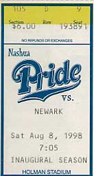Nashua Pride ticket