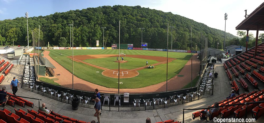 A really great backdrop, and batter's eye!