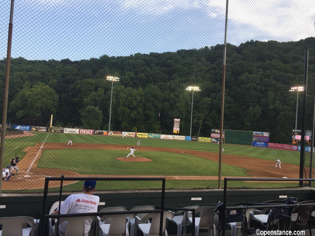 Hot game action from my seat!