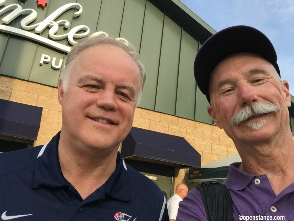 I had a nice chat with team owner David Hagen. He's done some great things in Pulaski, with the team and ballpark.