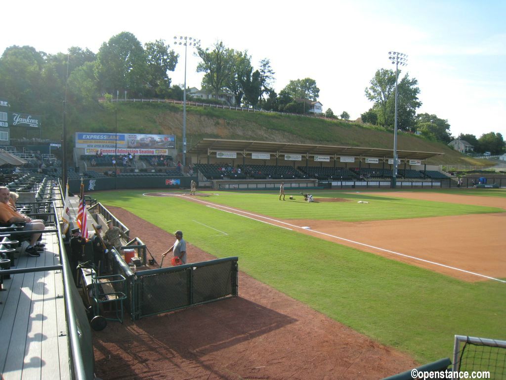 Plans were in the works to build a grandstand on the hill.