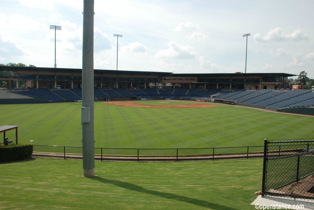 From the other side of the batter's eye.