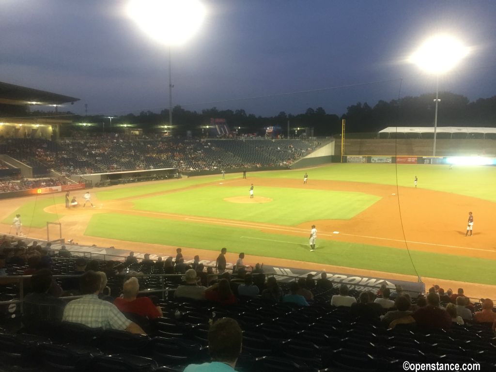 I saw all of the first game of the double header, and most of the second.