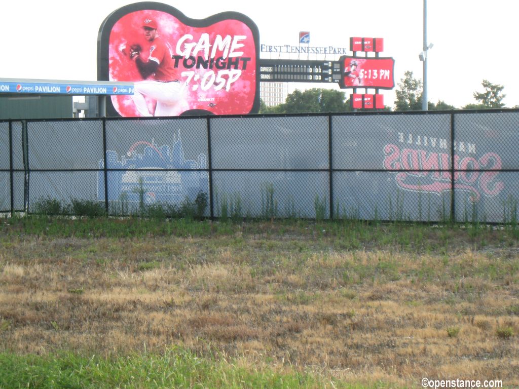 For some reason, people are ga-ga about "guitar shaped scoreboards." The line score is only on the neck, and there is some info on the tuning pegs.