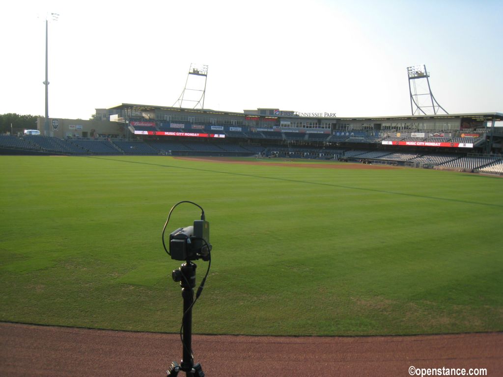 Robocam in center field.