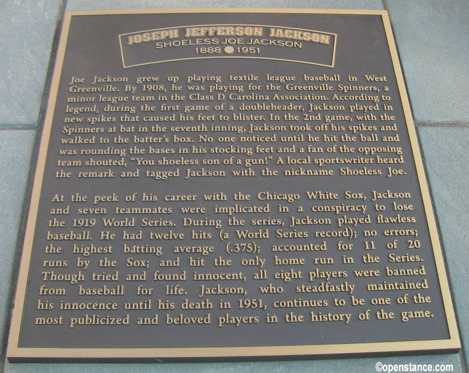 JOSEPH JEFFERSON JACKSON - The man, the myth, the legend. "At the peek (sic) of his career..."