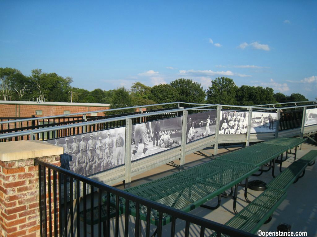 Nice use of historical baseball photos.