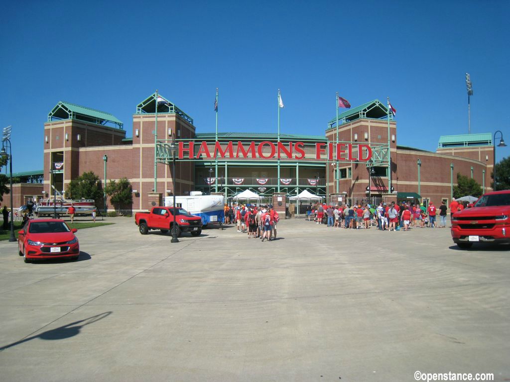 It was a bobblehead promotion this night, so the faithful queued up early.