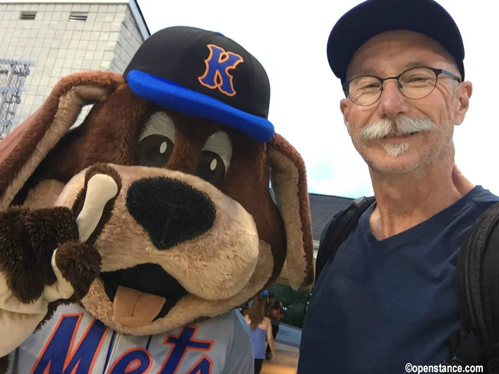 Slider insisted on taking a picture with me.