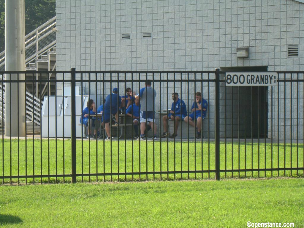 Pre-game warm-up.