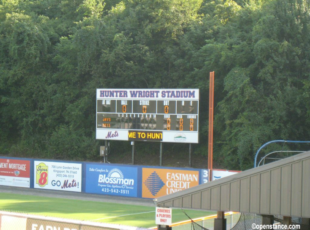 Old-timey scoreboard.