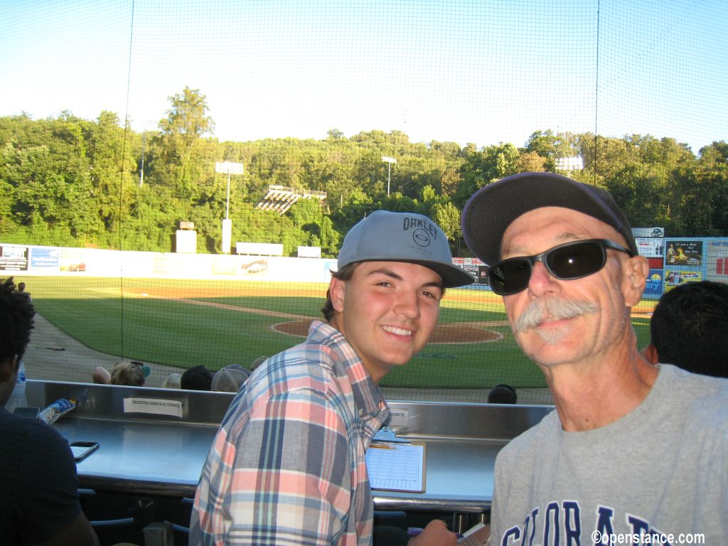 I was able to tradk down Riley Pint, the Rockies first round draft pick in 2016. He was charting the game this night.